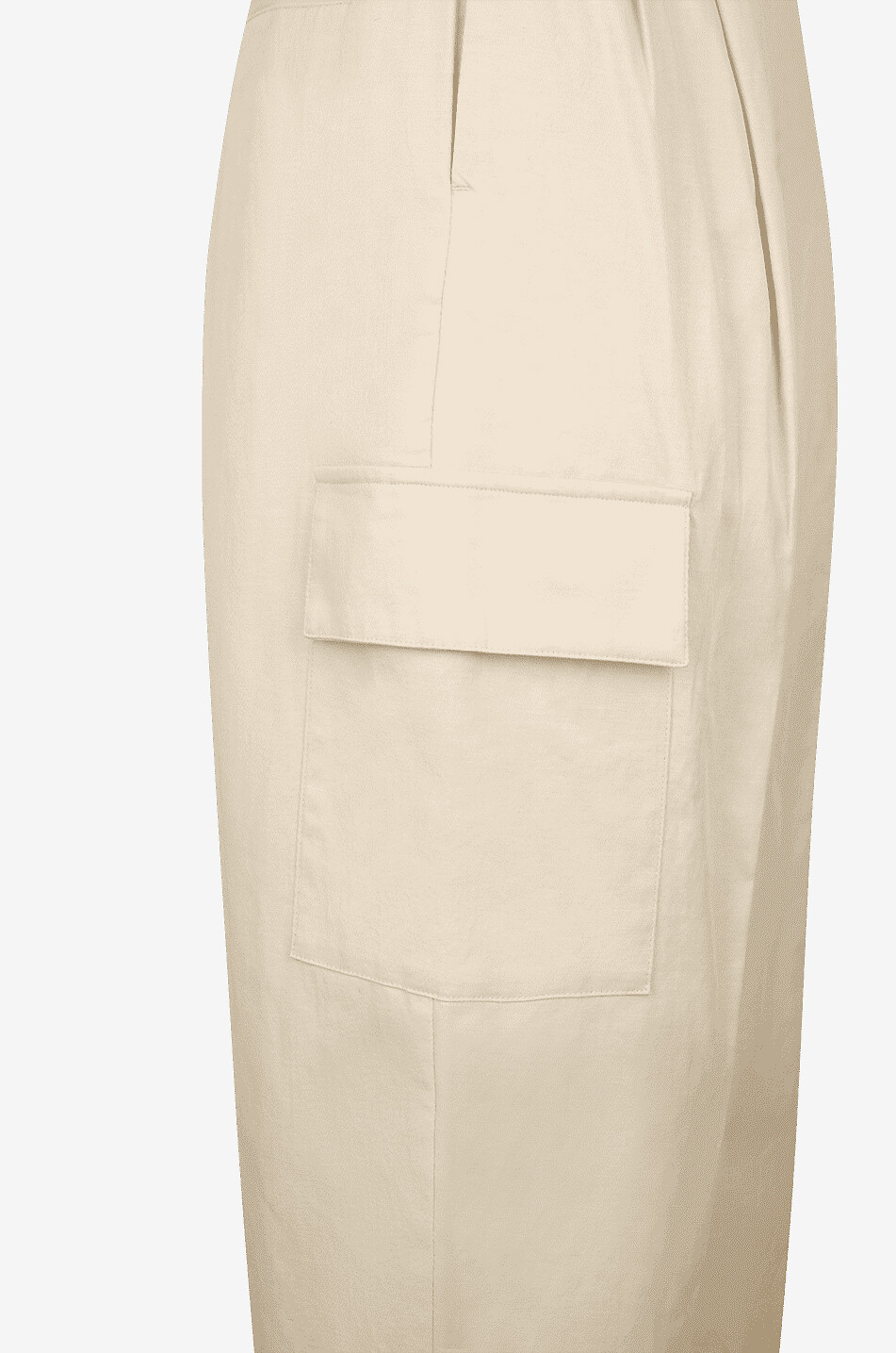Pantalon cargo en coton et lin Pedro