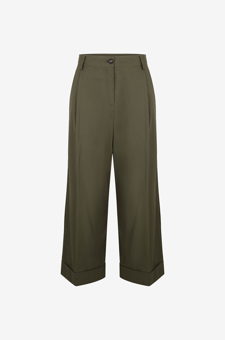 Grecale cotton wide-leg trousers