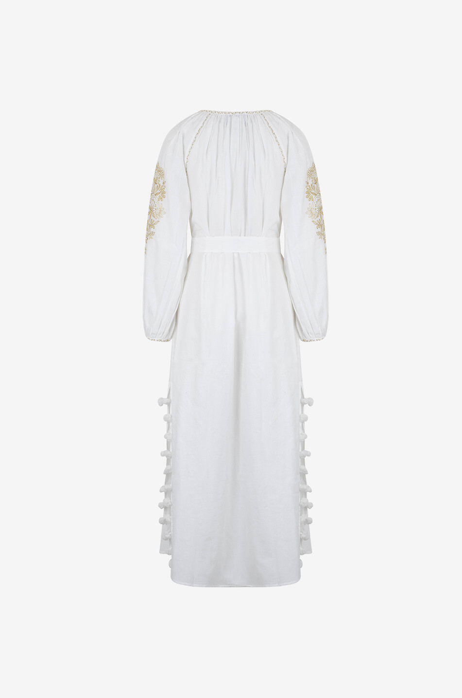 BENARAS BY CITRUS Strand-Kaftan aus Baumwolle mit Lurex-Stickereien Affaire Damen WEISS 2