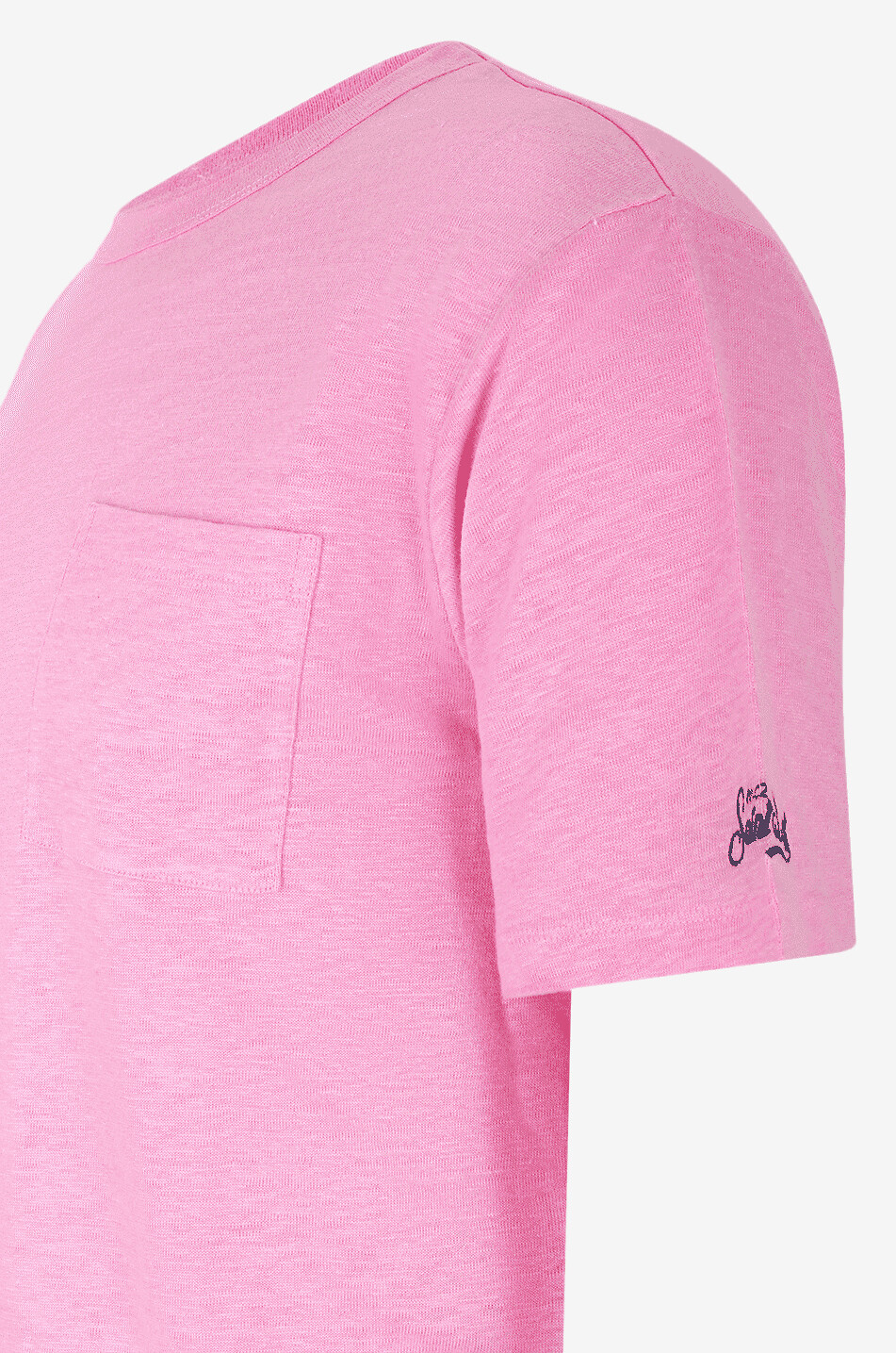 MC2 SAINT BARTH T-shirt à manches courtes en lin Ecstasea Homme ROSE 3
