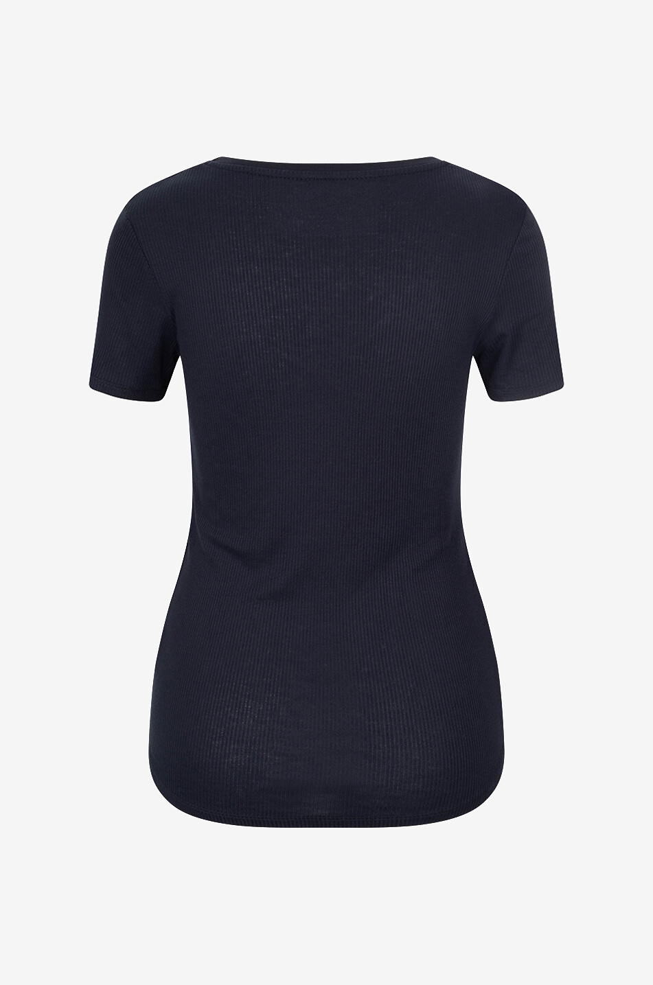 MAJESTIC FILATURES T-shirt à manches courtes en viscose à col V Femme BLEU FONCE 2