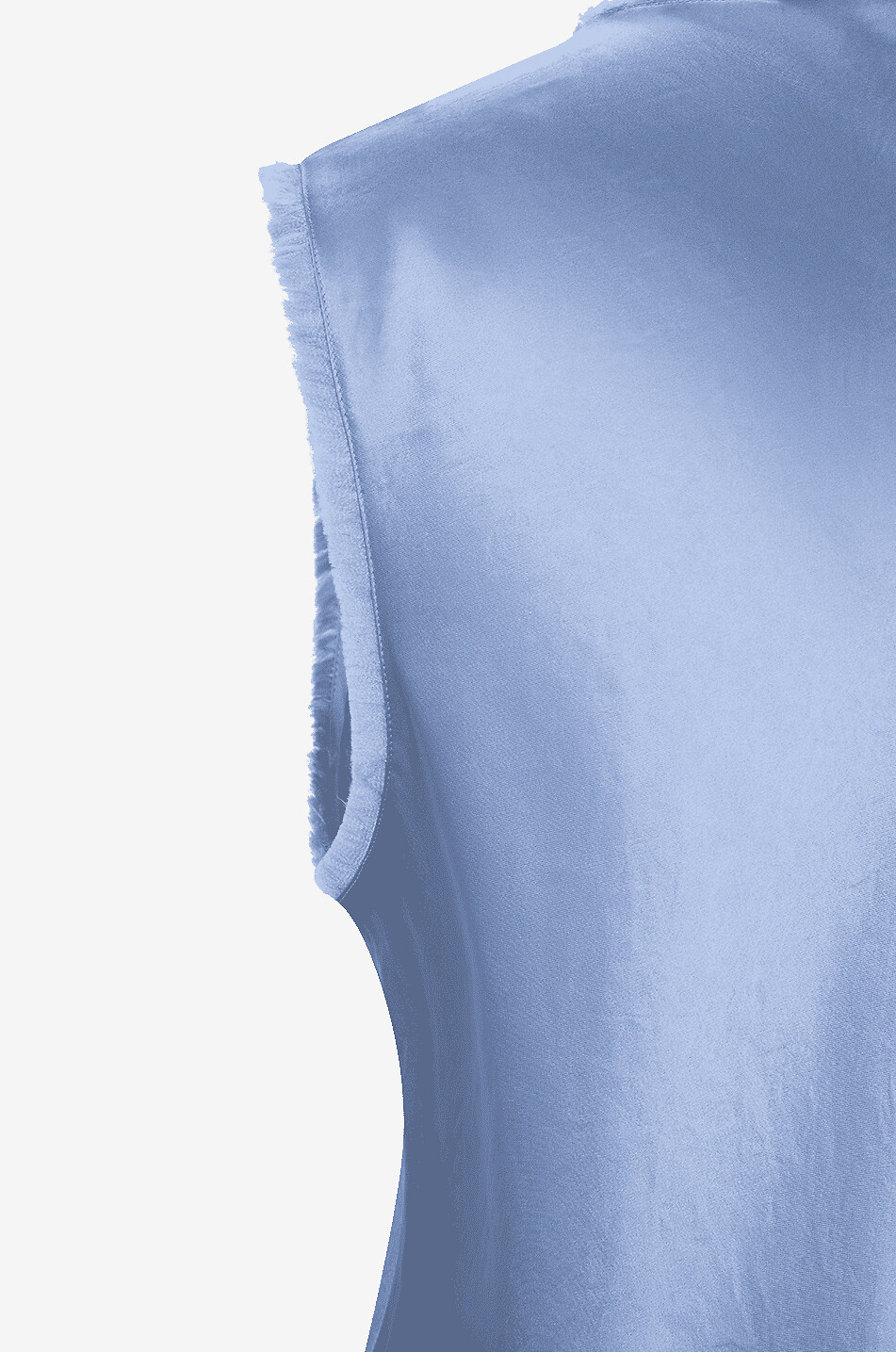 VINCE Ärmelloses Top aus Satin Damen HELLBLAU 3