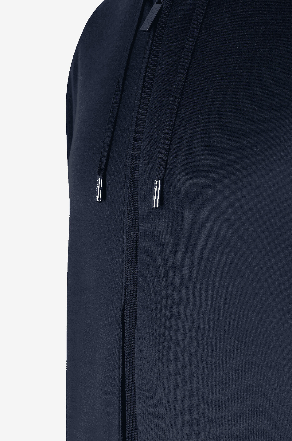 MAURIZIO BALDASSARI Kapuzen-Cardigan mit Reissverschluss aus Seide und Baumwolle Herren DUNKELBLAU 3