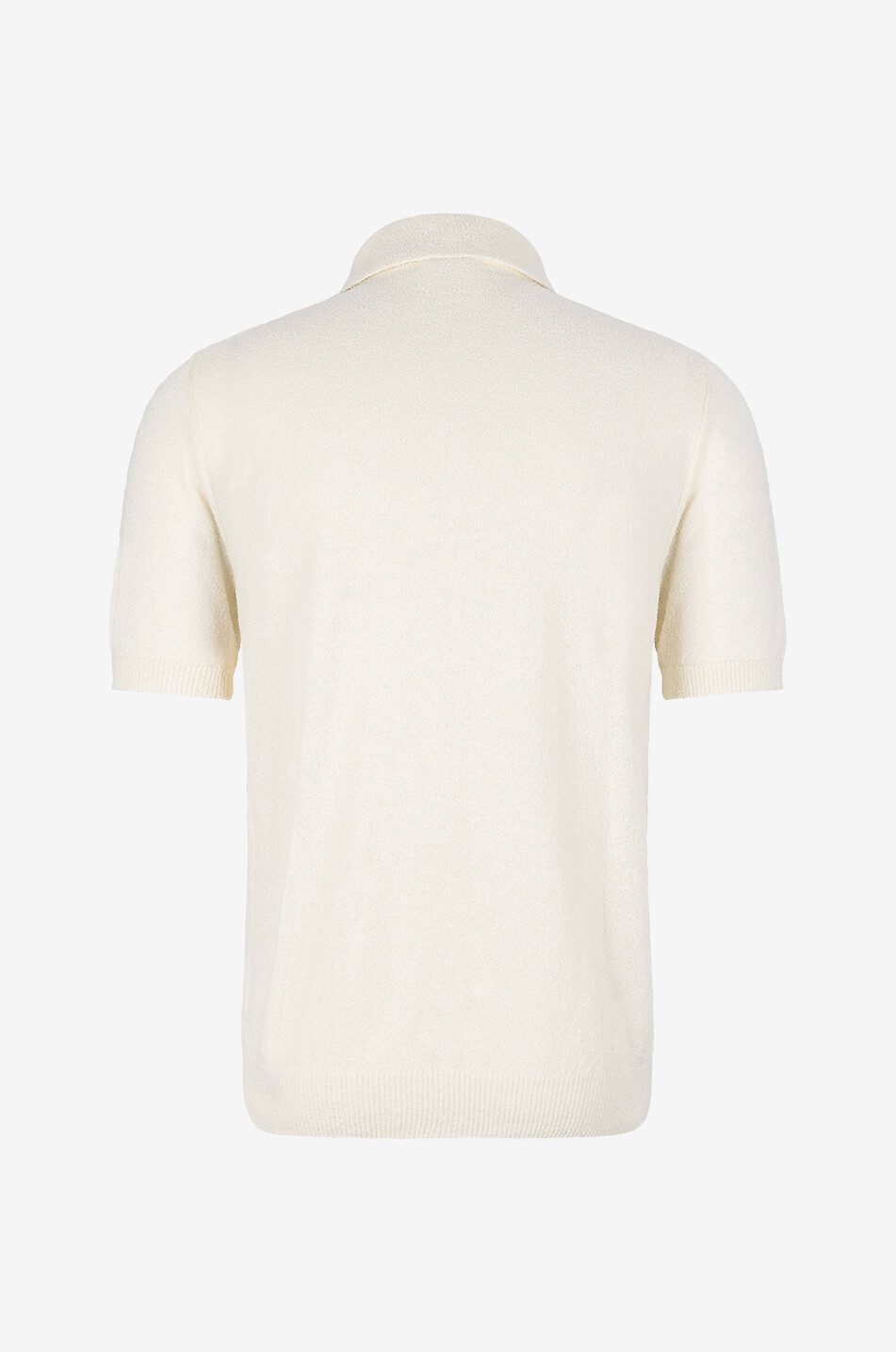 GALLIA James cotton short-sleeved polo shirt Men WHITE 2