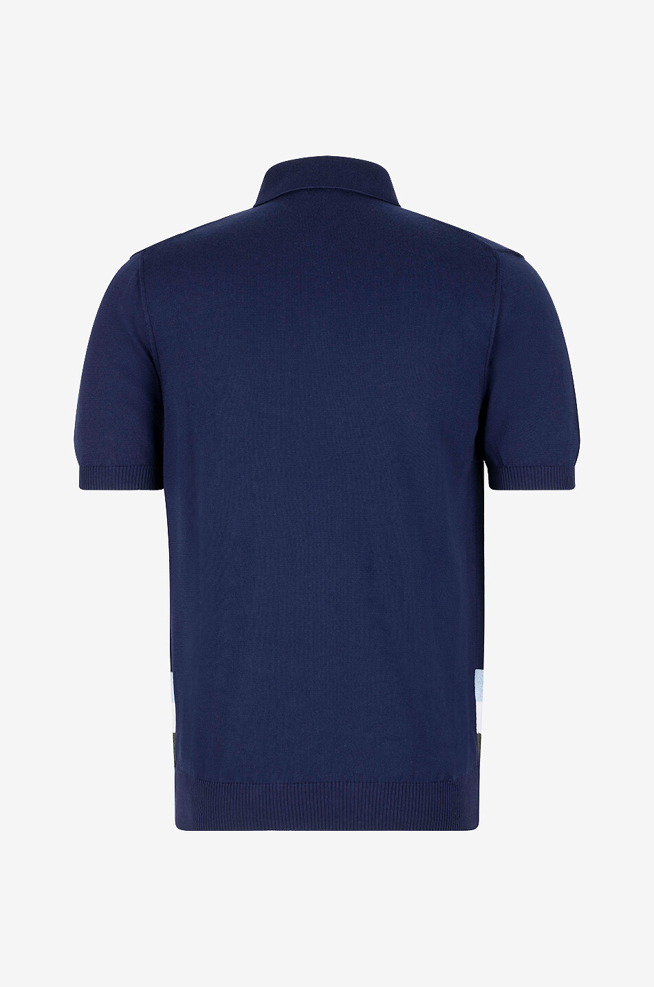 GALLIA Kurzärmeliges Strick-Polohemd aus Baumwolle Adams Herren KHAKI 2