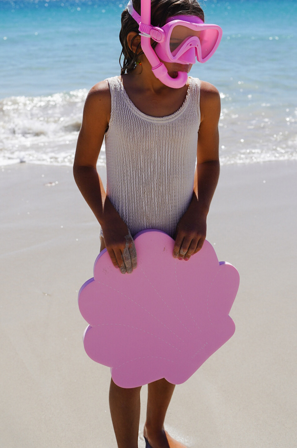 SUNNYLIFE Schwimmbrett für Kinder Melody The Mermaid Haus ROSA 6