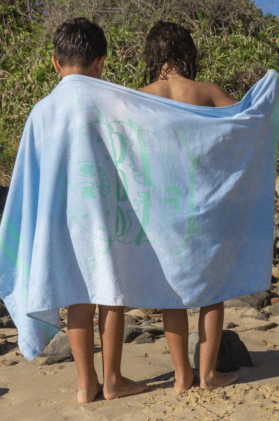 SUNNYLIFE Serviette de plage enfant The Sea Kids Maison BLEU CLAIR 3