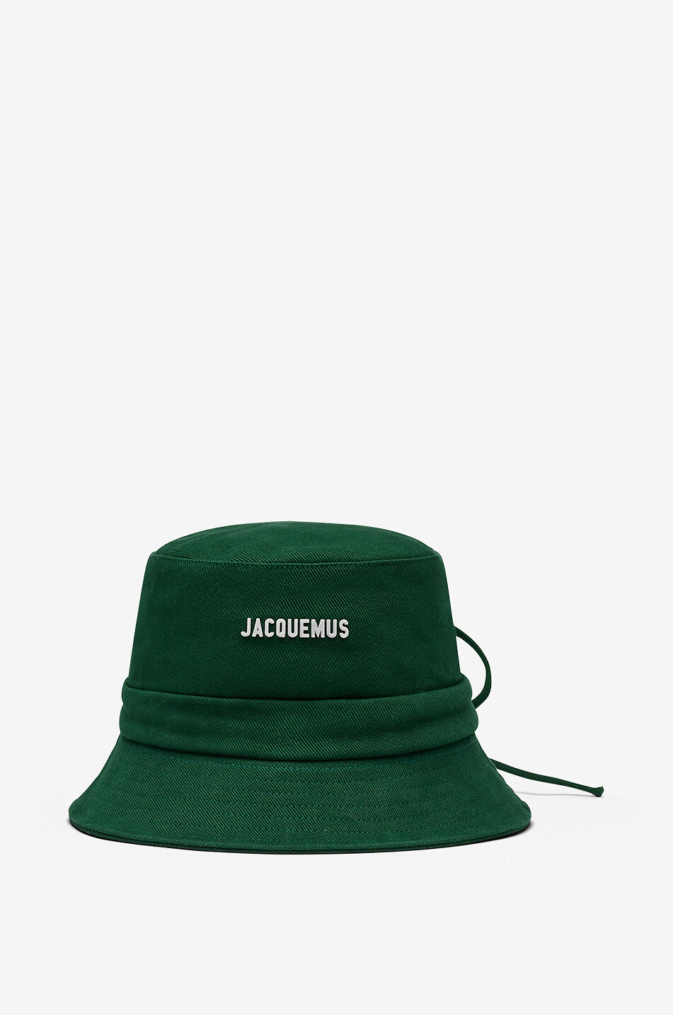 JACQUEMUS Bob uni en coton Gadjo Femme VERT FONCÉ 1