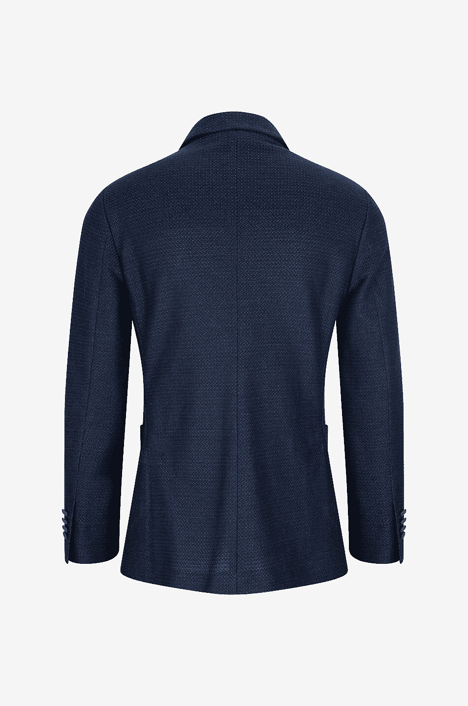 CIRCOLO 1901 Blazer en tweed de coton et lin à boutonnage double Homme BLEU FONCE 2