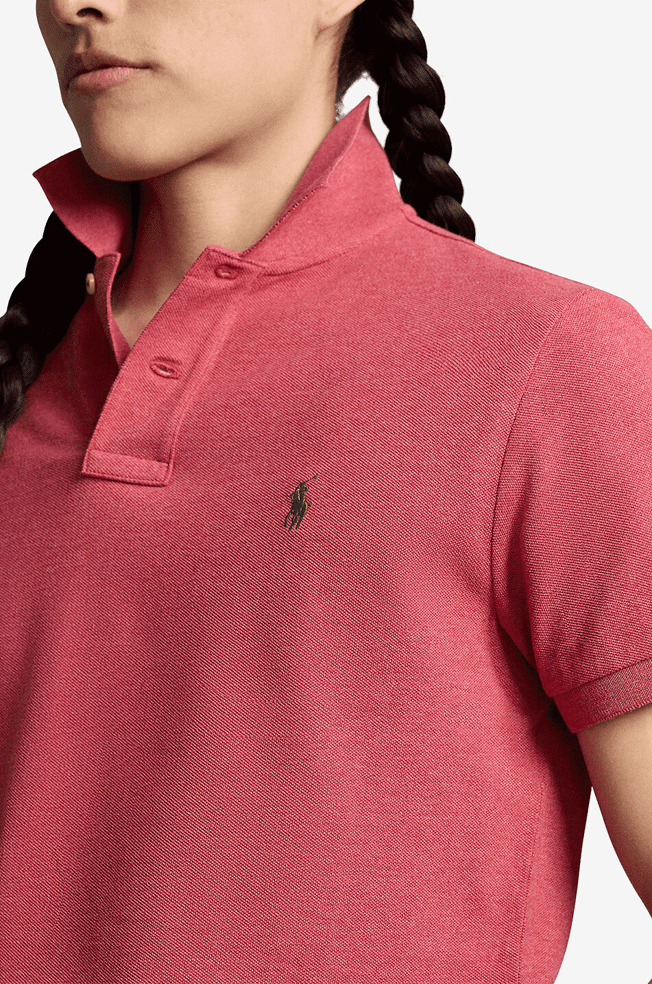 POLO RALPH LAUREN Custom Slim Fit Pony embroidered piqué cotton polo shirt Men RED 6