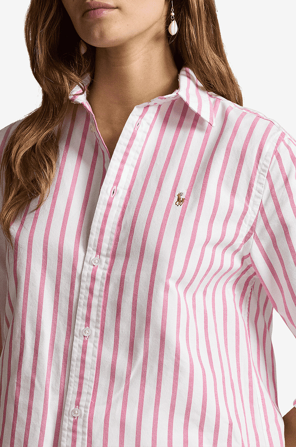 Striped Oxford cotton relaxed fit shirt POLO RALPH LAUREN Bongenie Outlet