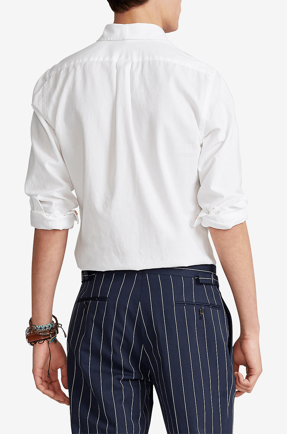 Chemise en dobby de coton Slim Fit Pony
