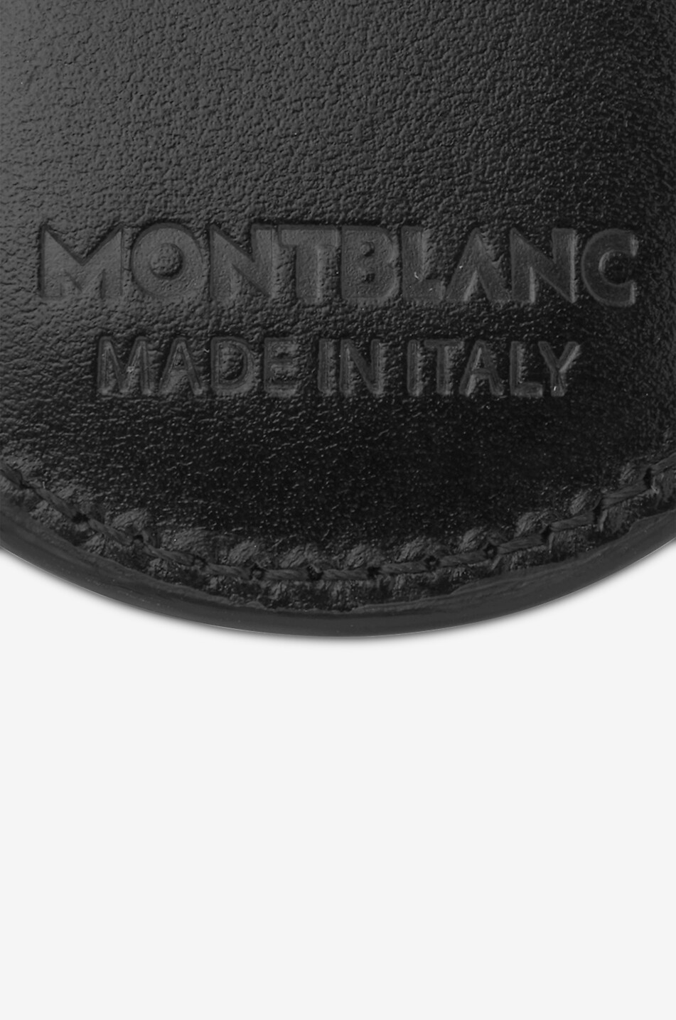 MONTBLANC Schlüsselring aus Leder Meisterstück Black Herren SCHWARZ 4