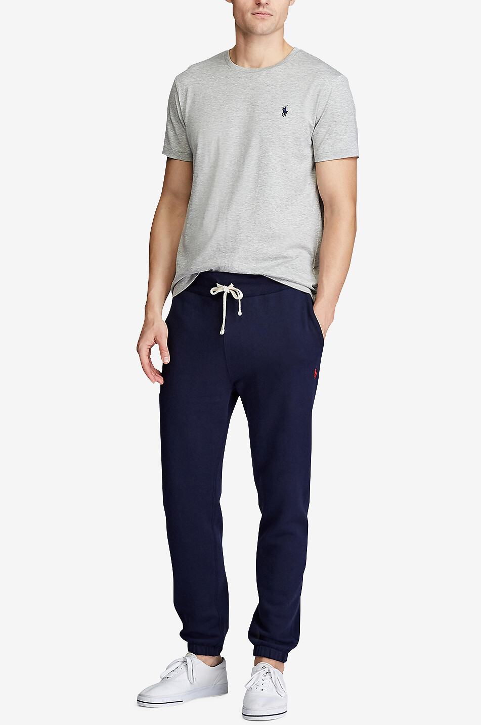 POLO RALPH LAUREN Pantalon de jogging brodé Pony Athlete Pants Homme BLEU FONCE 3