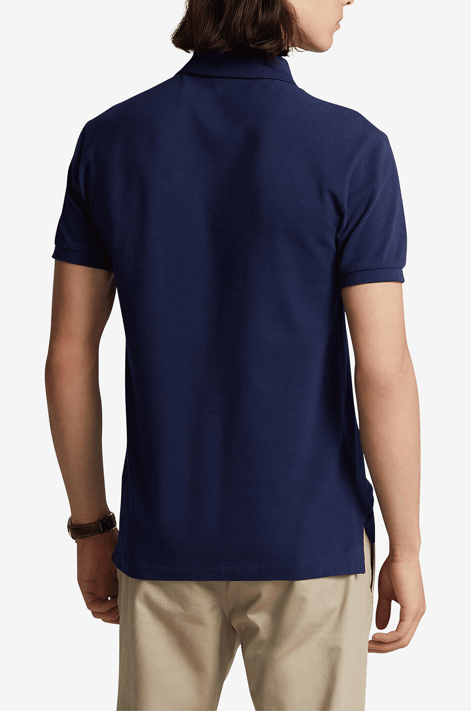 POLO RALPH LAUREN Kurzärmliges Polohemd aus Baumwollpiqué mit Pony-Logo Herren DUNKELBLAU 5