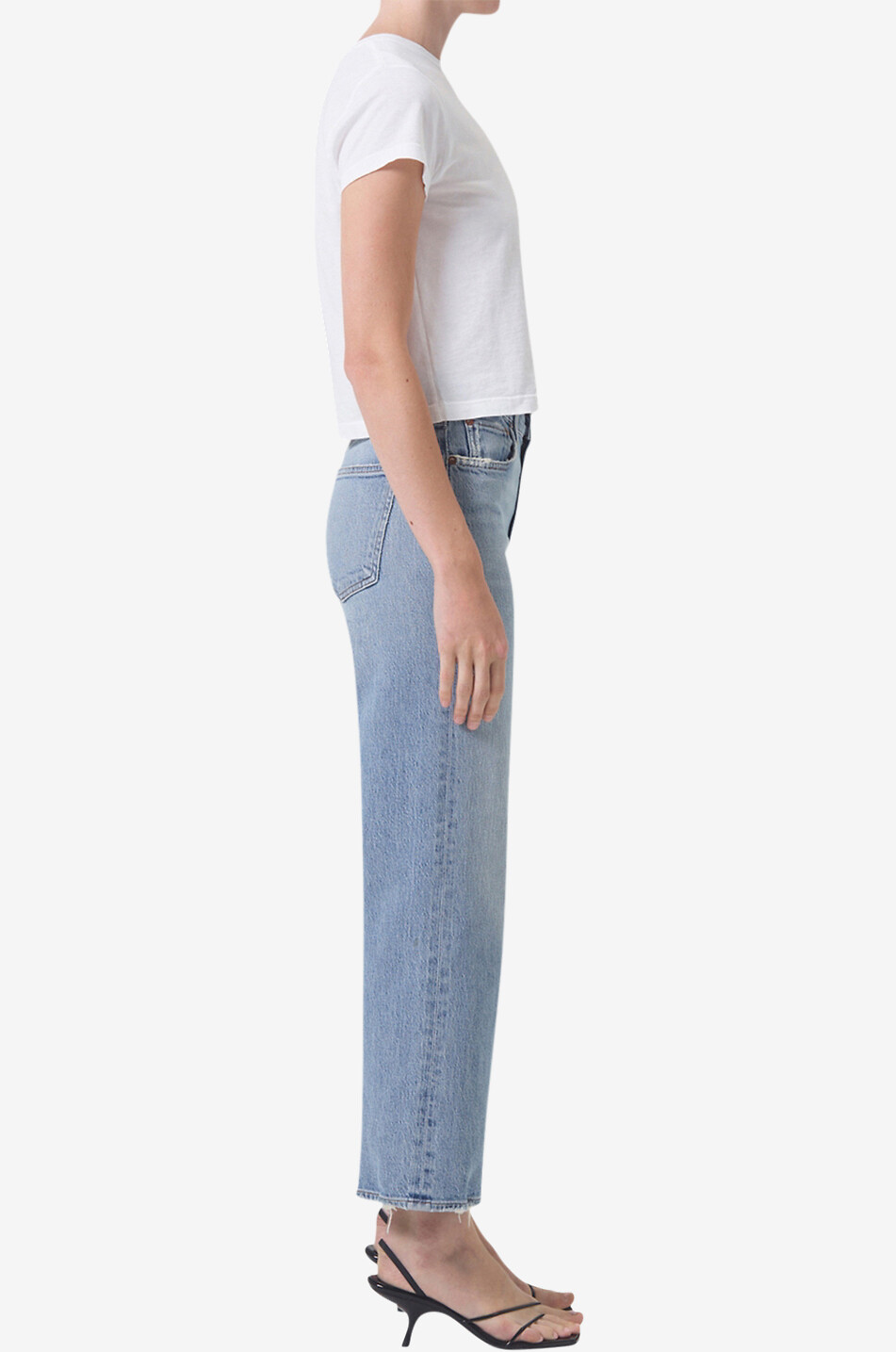 AGOLDE Harper Crop straight-leg jeans Women BLUE 3