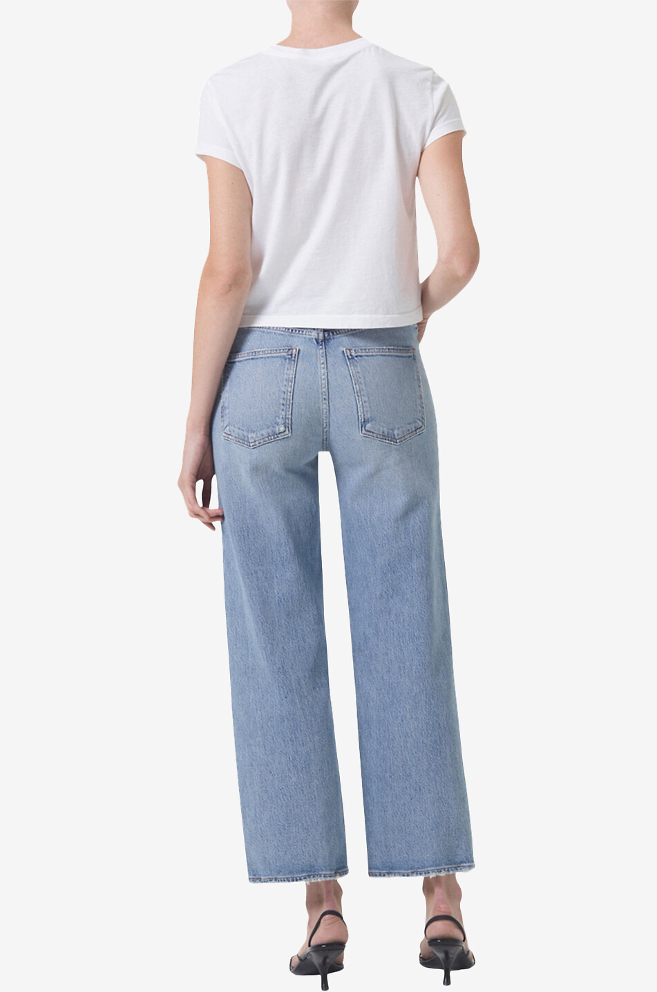 AGOLDE Harper Crop straight-leg jeans Women BLUE 4