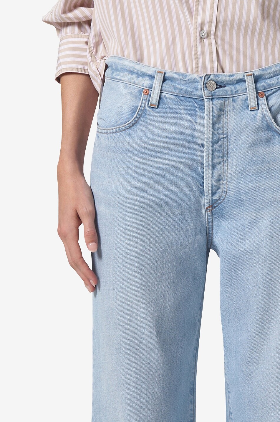 Jeans mit weitem Bein Annina Alemayde