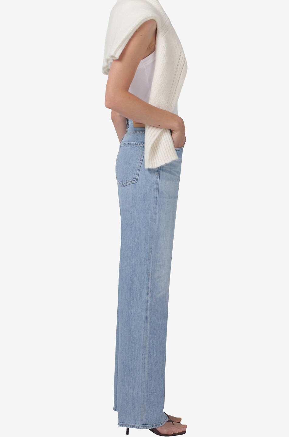 Jeans mit weitem Bein aus Biobaumwolle Annina Tularosa