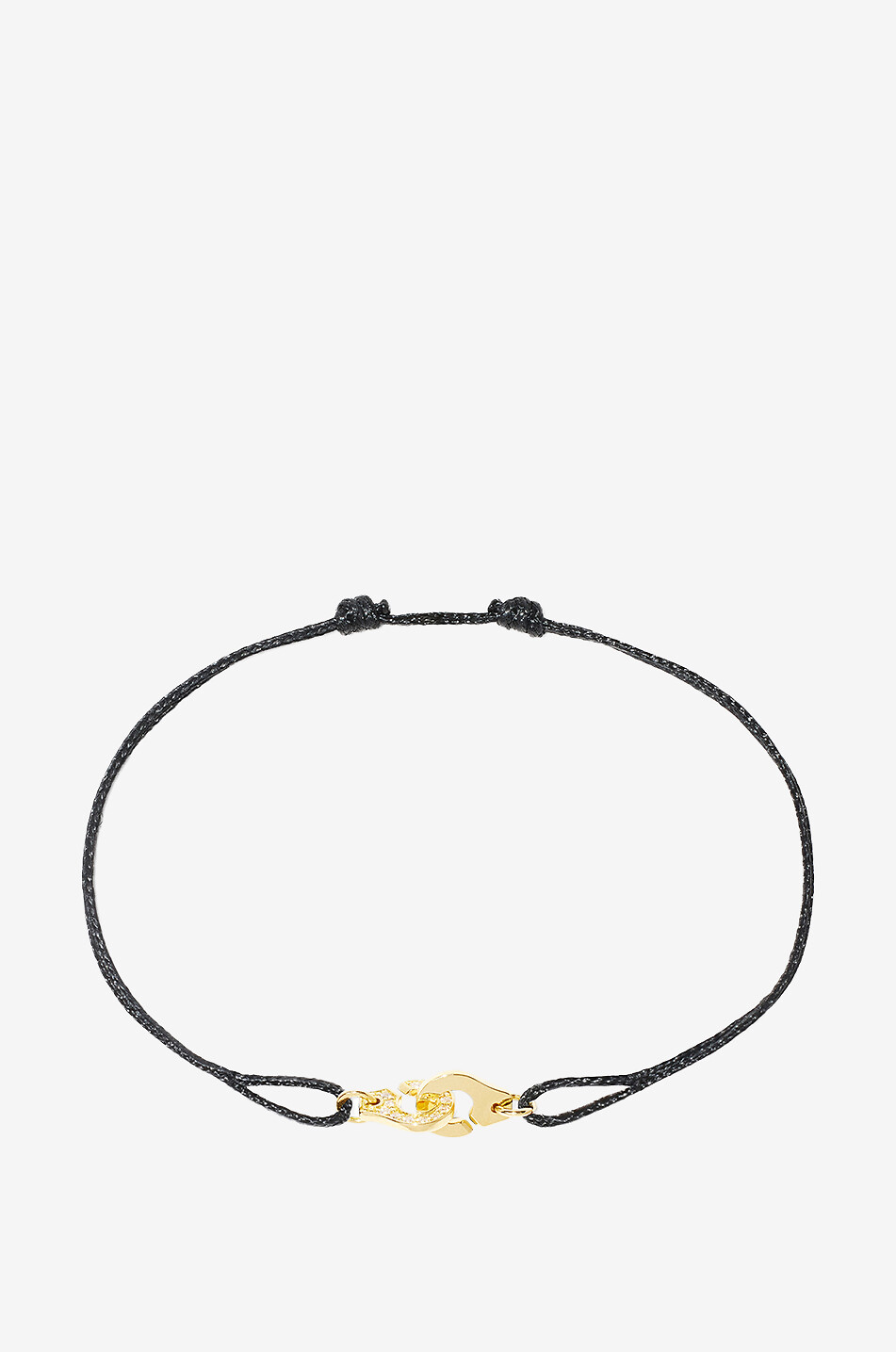 Menottes cord bracelet with yellow gold and diamonds R6.5 DINH VAN Bongenie