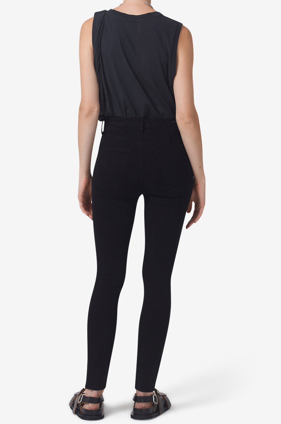 CITIZENS OF HUMANITY Chrissy High Rise skinny jeans Women BLACK 6