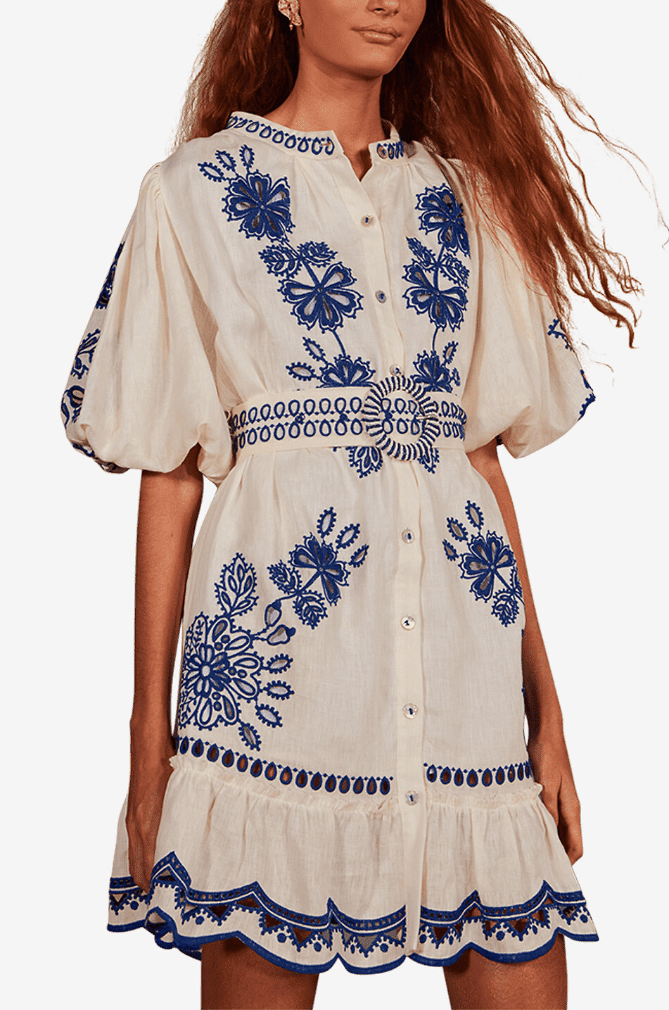 Robe courte White Richelieu Euroflax