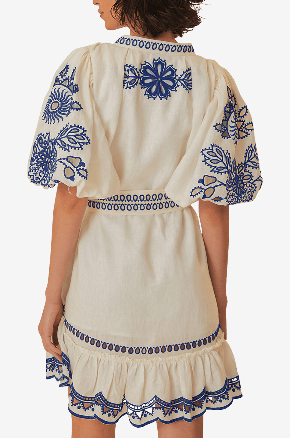 Robe courte White Richelieu Euroflax