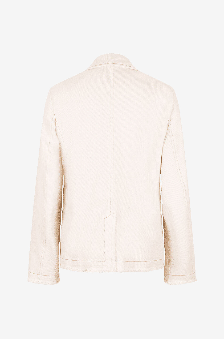 Zweireihiger Blazer aus Baumwolle