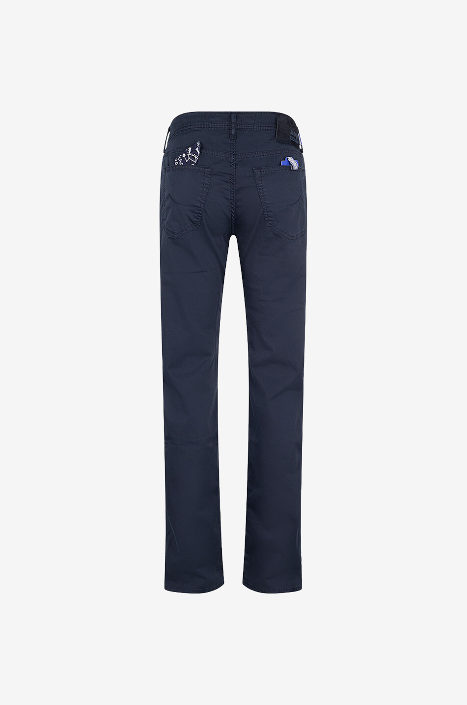 JACOB COHEN Bard cotton straight-leg jeans Men DARK BLUE 2