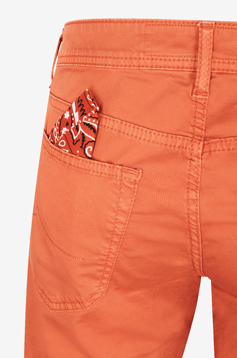 JACOB COHEN Bard cotton straight-leg jeans Men MEDIUM ORANGE 3
