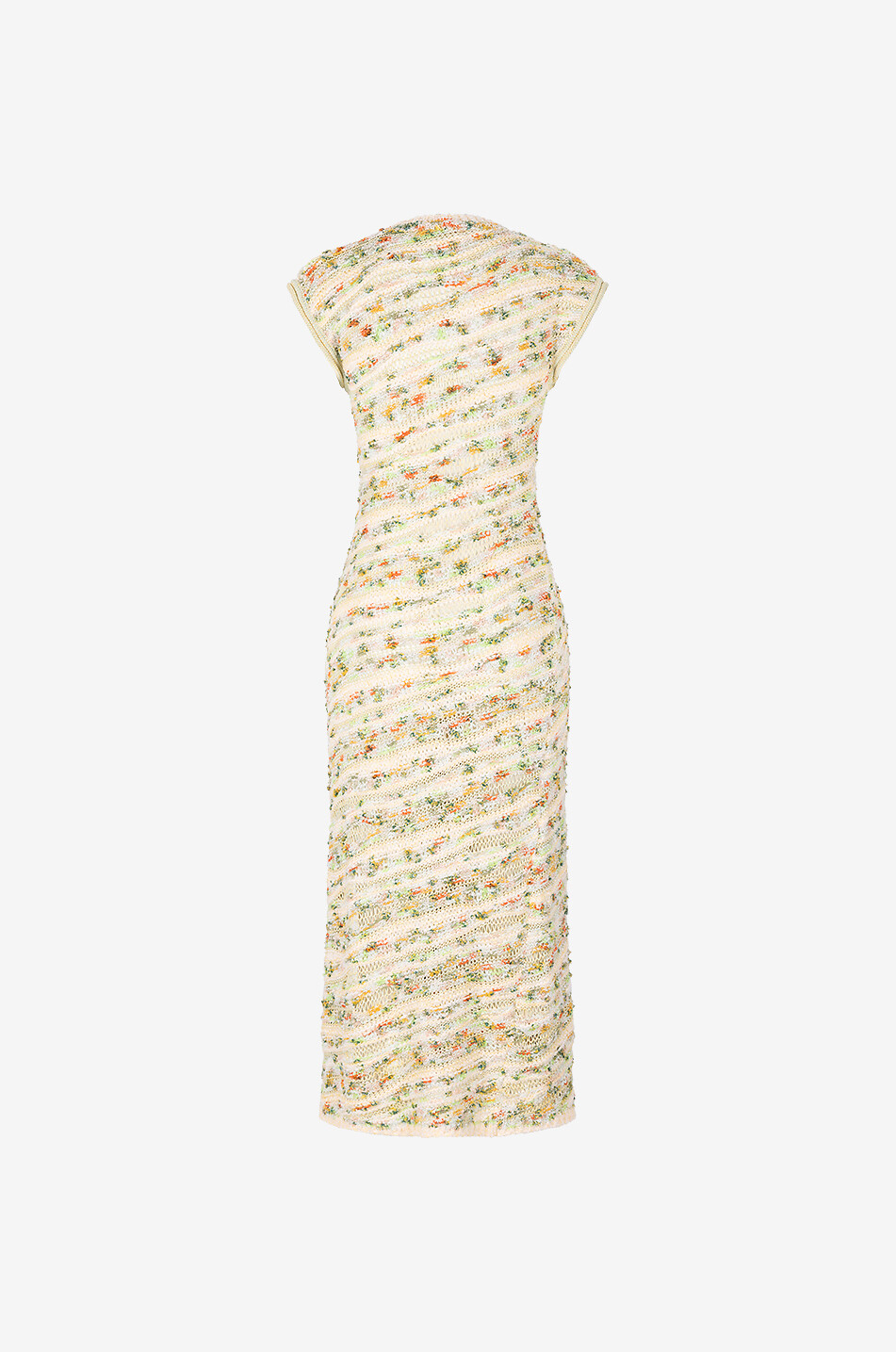 Dune long cotton blend dress