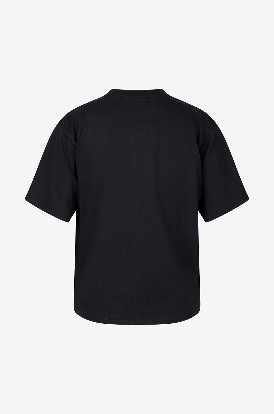 LOULOU STUDIO Telanto cotton short-sleeved T-shirt Women BLACK 2