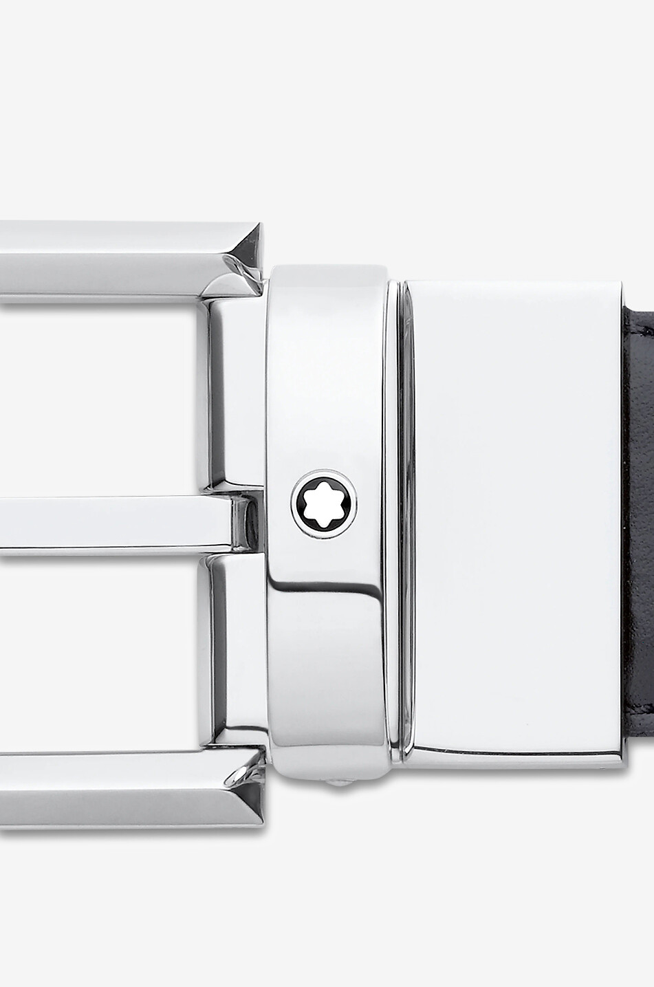 MONTBLANC Glattleder-Wendegürtel in Braun und Schwarz Herren SCHWARZ 3