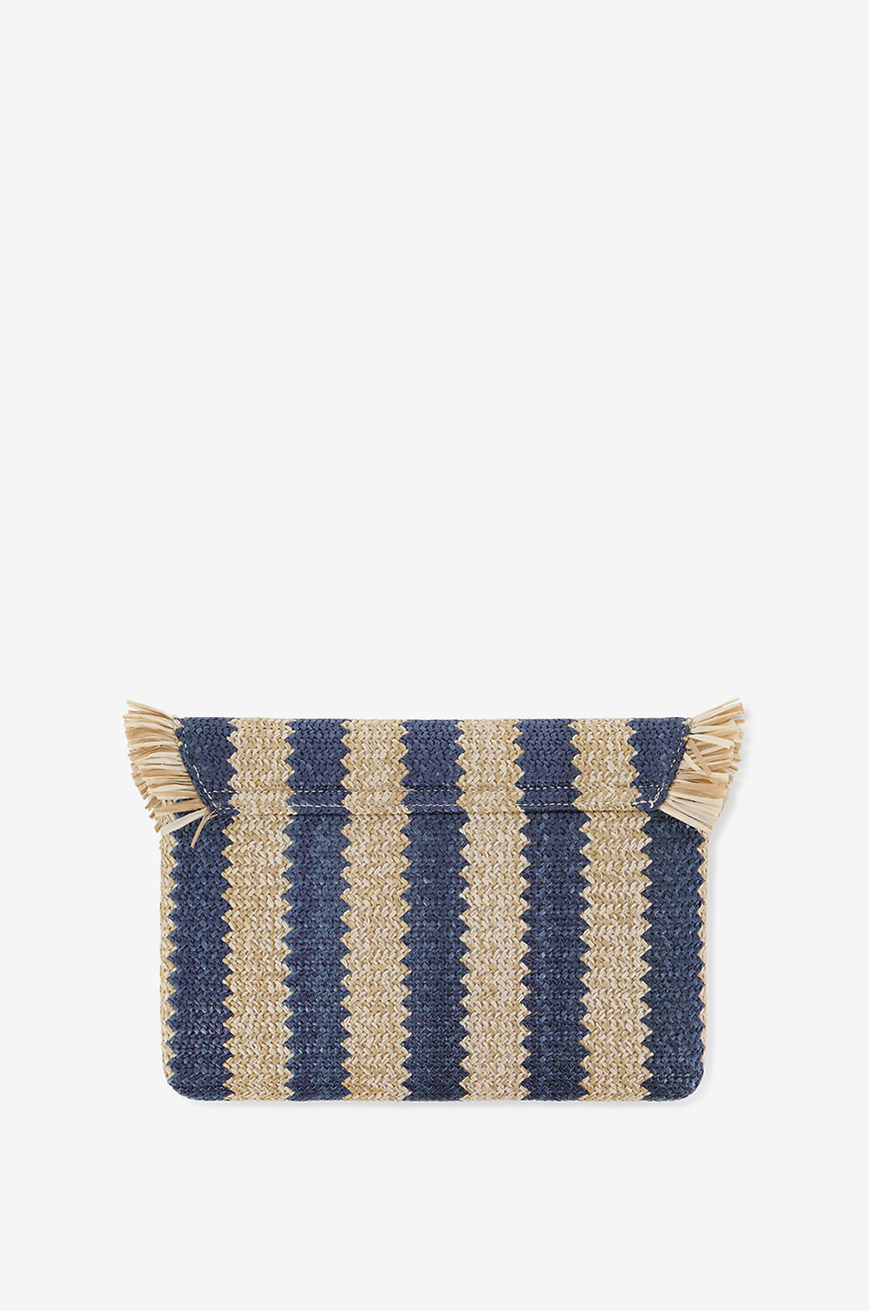 Woven raffia clutch sale