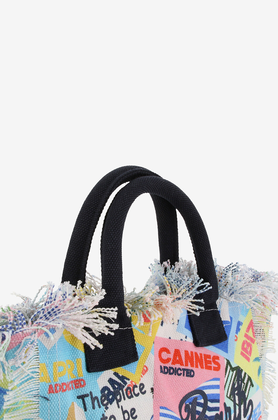 MC2 SAINT BARTH Colette cotton tote bag Women MULTI COLOURED 6