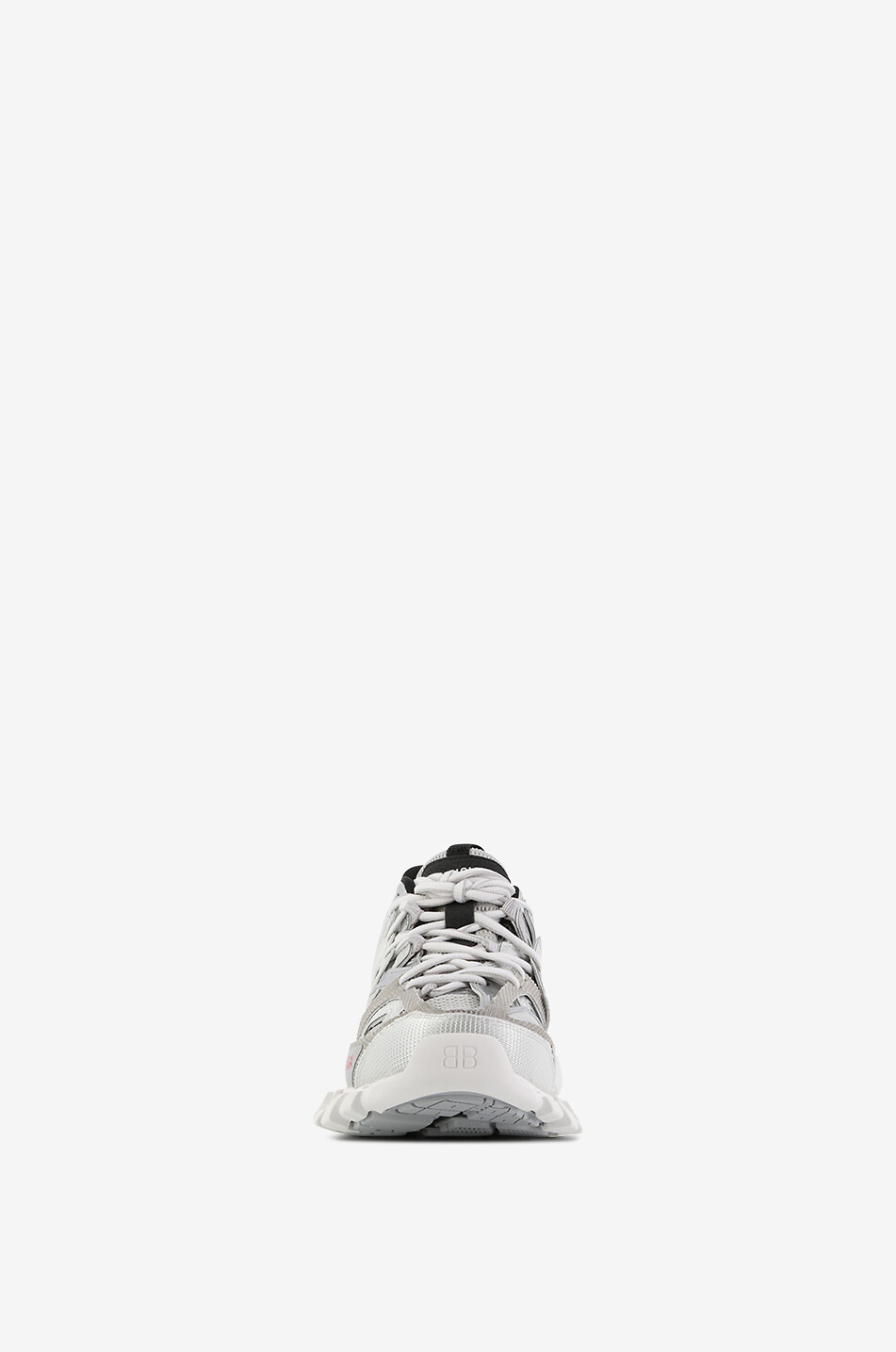 Track mesh sneakers with metallic details