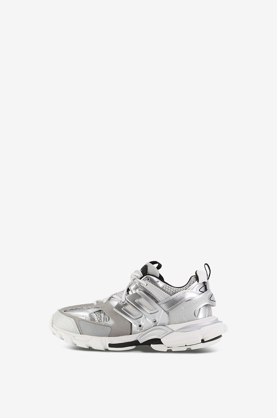 BALENCIAGA Track mesh sneakers with metallic details Women GREY 3