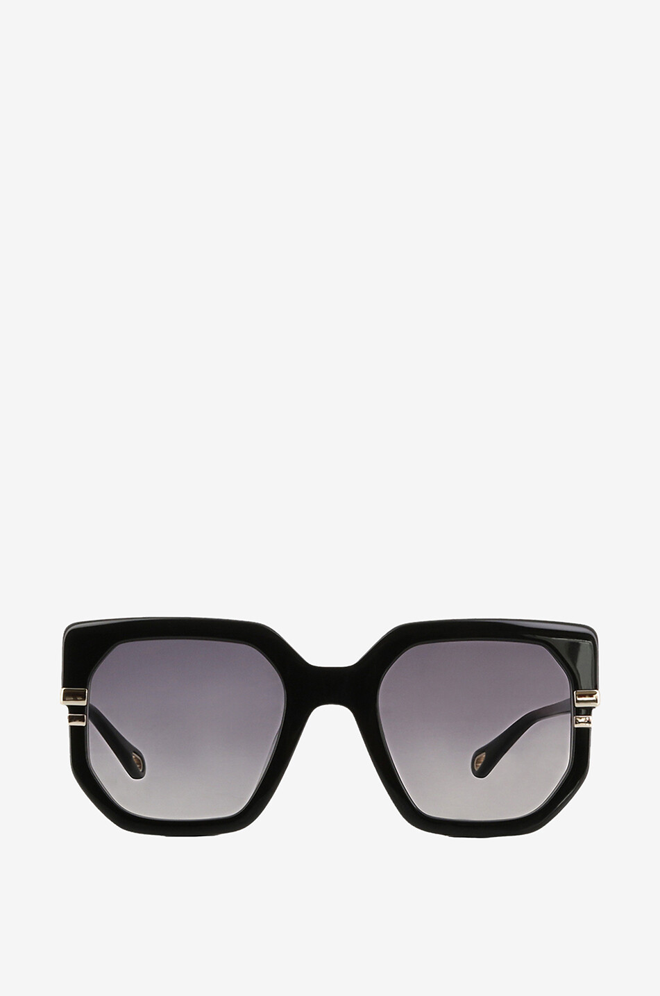 CHLOE West geometric sunglasses Women BLACK 1