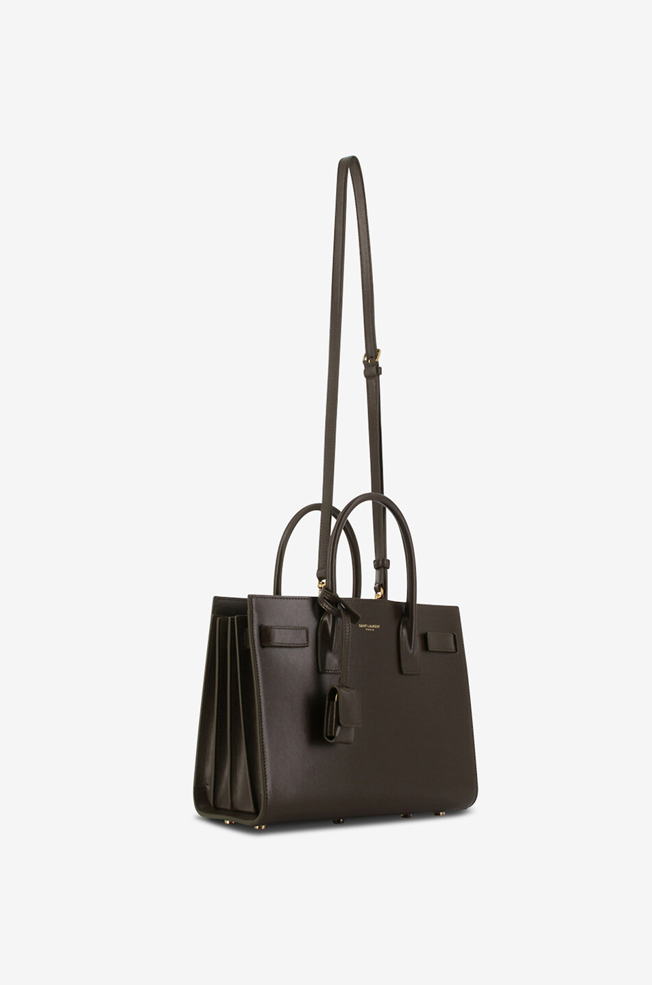 Sac de Jour Baby smooth leather handbag SAINT LAURENT PARIS Bongenie