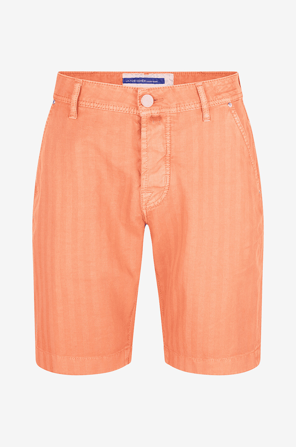 Cotton and linen Bermuda shorts