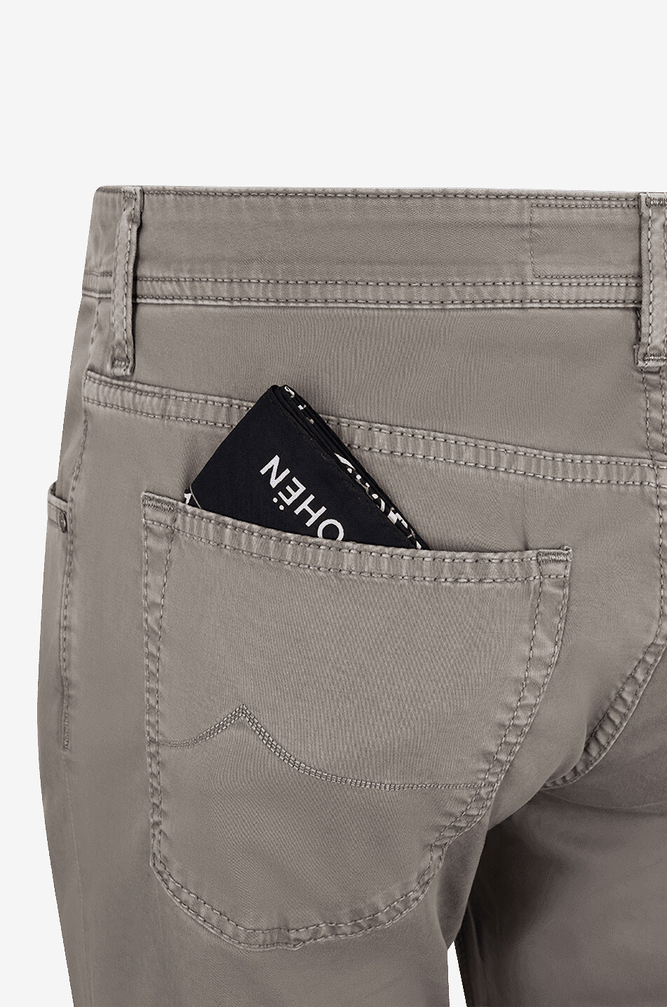 JACOB COHEN Bard cotton straight-leg jeans Men BROWN 3