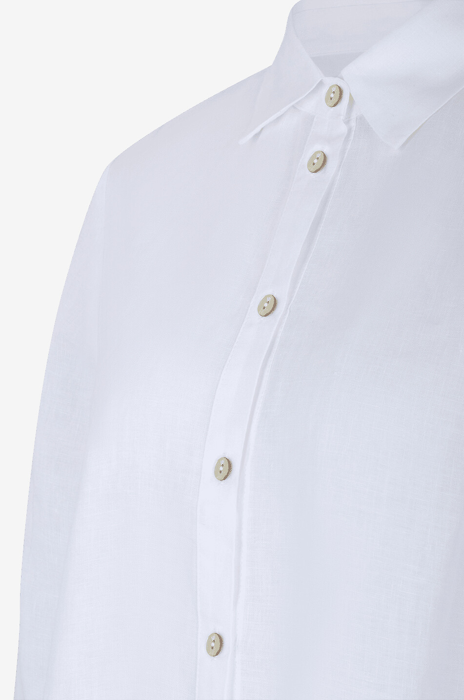 ARKITAIP Chemise oversize en lin Gina Overshirt Femme BLANC 3