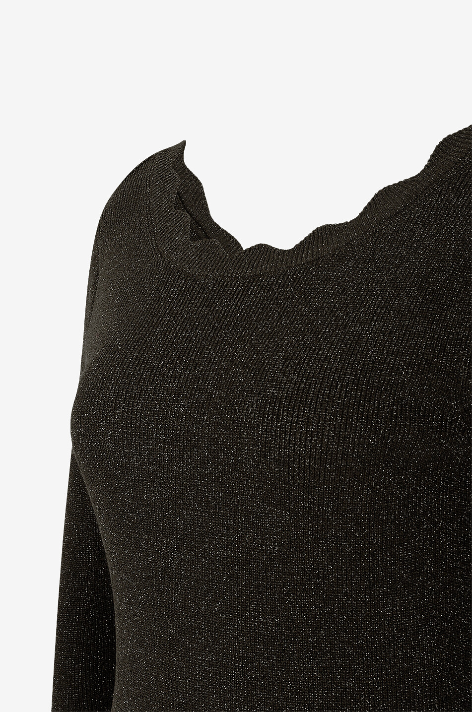 BALZAC PARIS Robe pull scintillante longue dos-nu Louka Femme KAKI 5