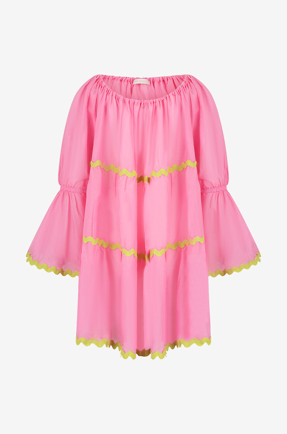 Robe tunique en organza Amorgos