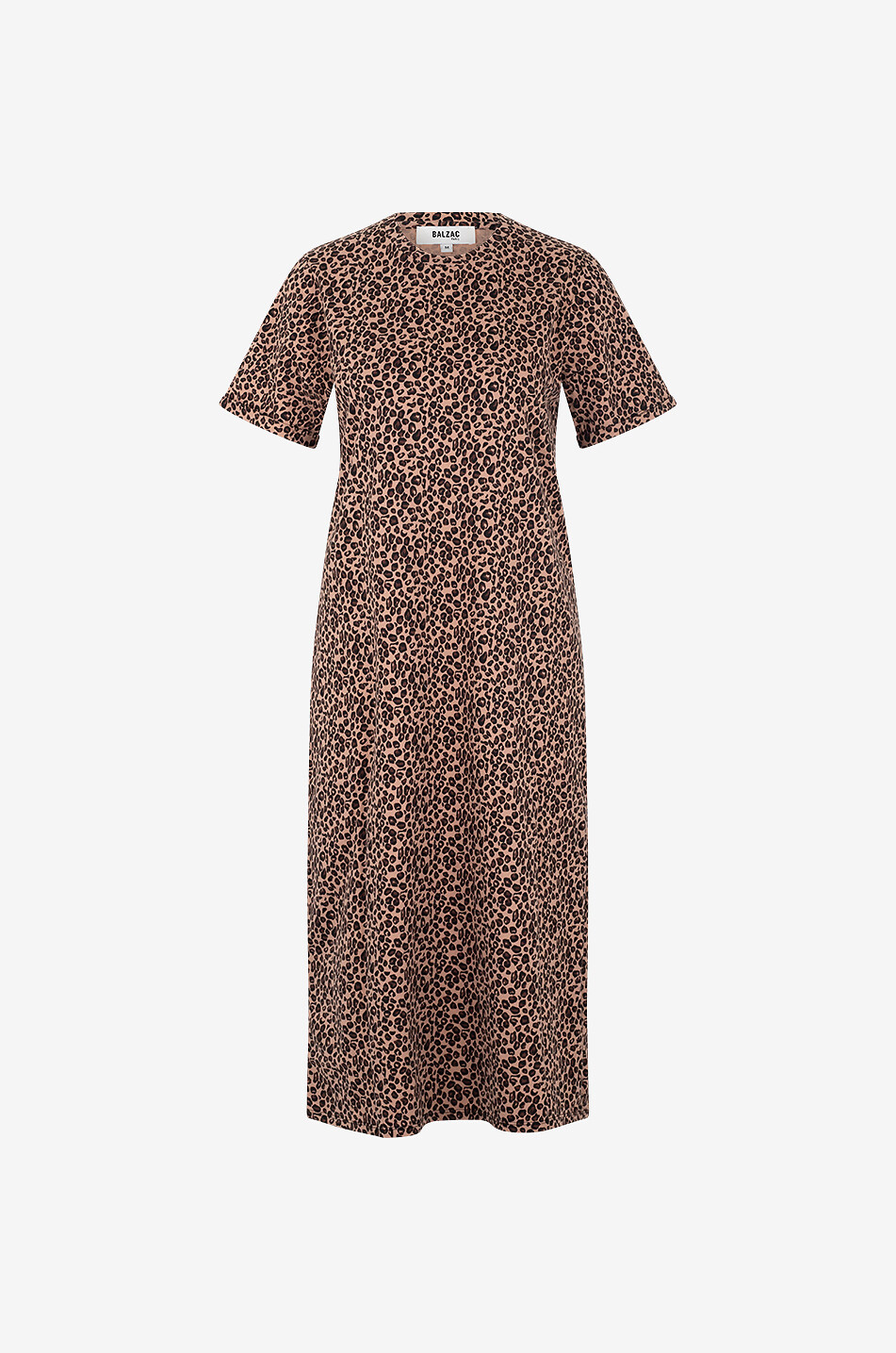 Claodia mid-length leopard-printed T-shirt dress