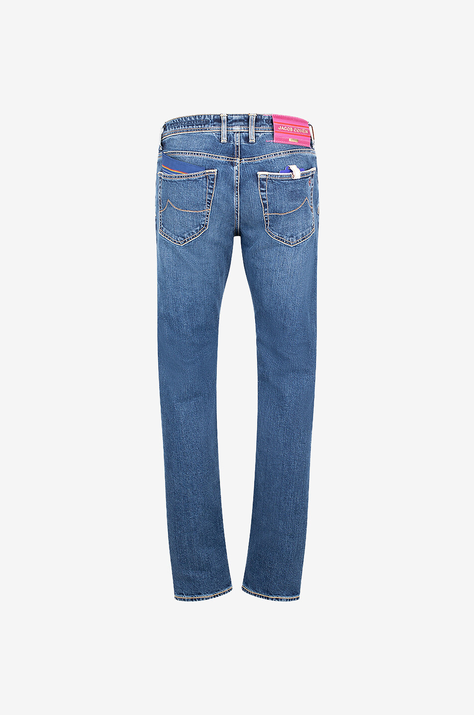 Nick cotton straight-leg jeans