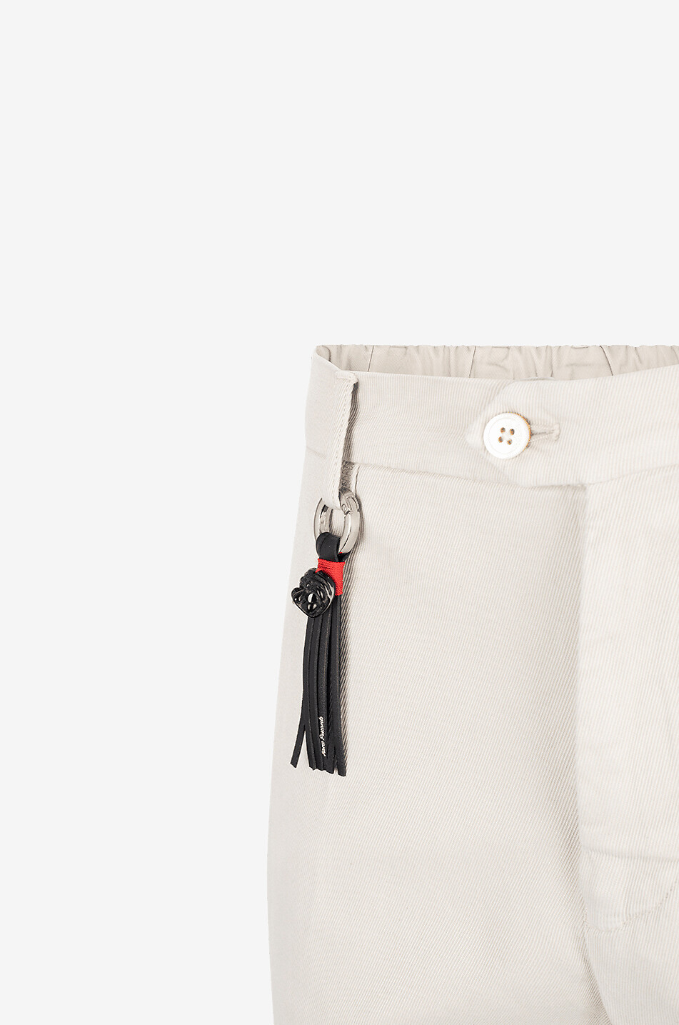Pantalon en coton soie et cachemire Evo