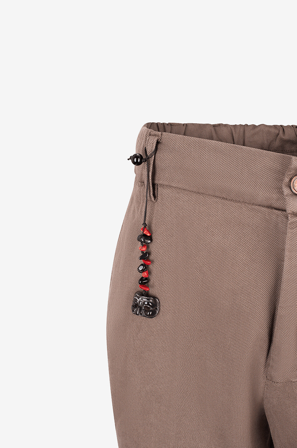 Keilhose aus Lyocell und Baumwolle Manu