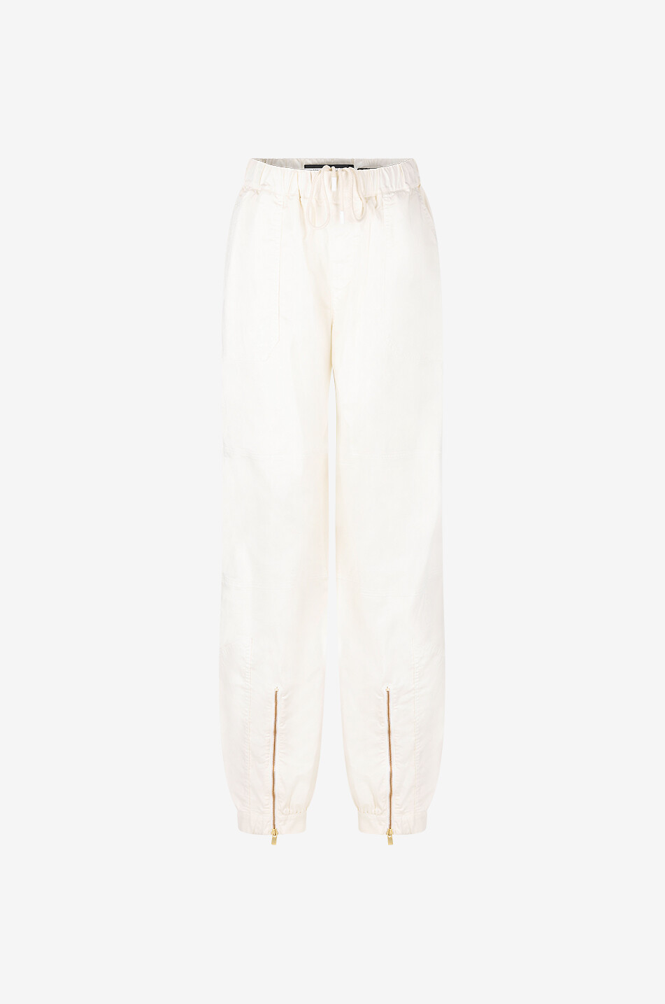 JACOB COHEN COUTURE Pantalon esprit jogger ample en satin Jamie Femme BEIGE 1