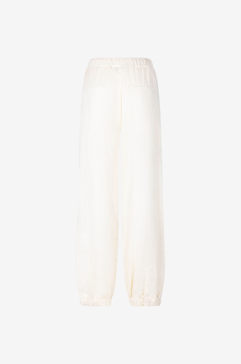 JACOB COHEN COUTURE Pantalon esprit jogger ample en satin Jamie Femme BEIGE 2